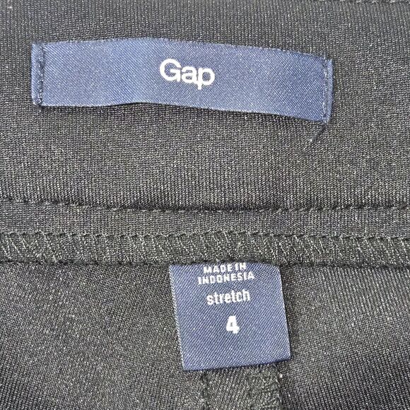 Womens Gap Stretch Black Dress Pants Slacks Size 4 Slim Ankle - Picture 5 of 5